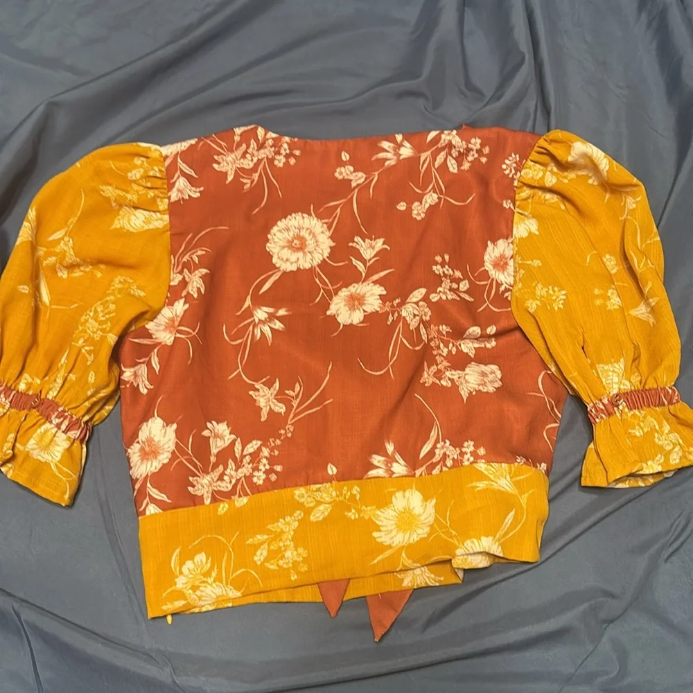 Bohemian Walter Baker Top  sz. S - Picture 5 of 5